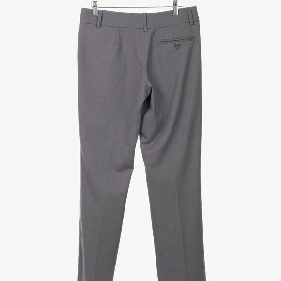 Brunello Cucinelli Grey Wool Double-Button-Fly Trousers - Picture 2 of 12